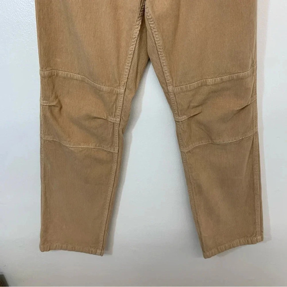 J Gait Corduroy Pants Woman Small  High Waist Straight Leg Pockets Cotton Beige - Picture 3 of 13